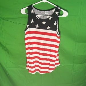 Fourth of July old navy tank